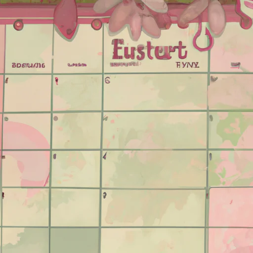 לוח שנה עם אירועים מיוחדים והפתעות מסומנים לכל חודש